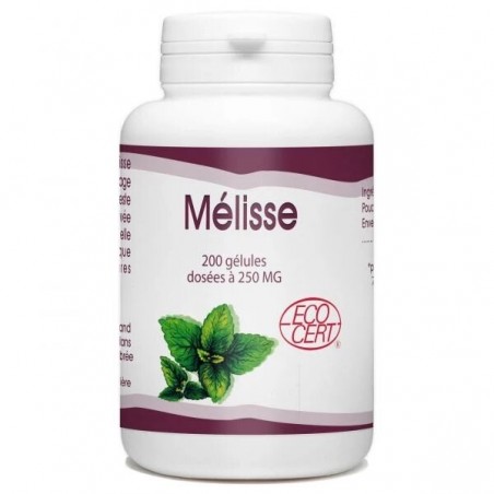 GPH DIFFUSION Mélisse 250 mg | 200 gélules