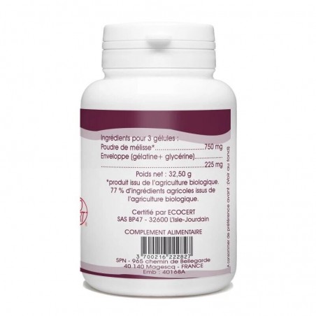 GPH DIFFUSION Mélisse 250 mg | 100 gélules