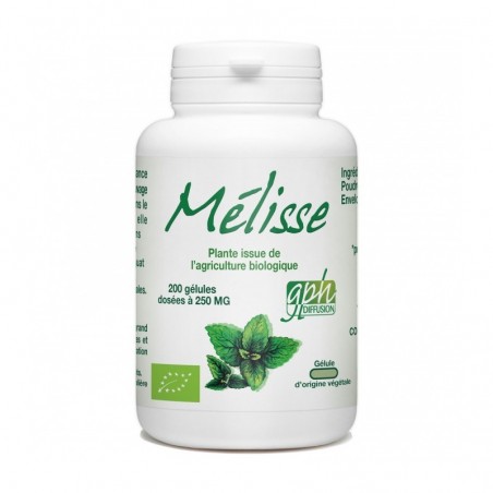 GPH DIFFUSION Mélisse 250 mg | 200 gélules