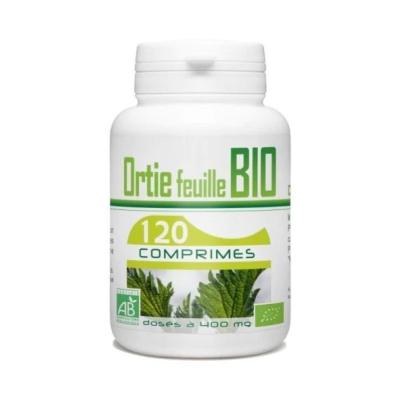 GPH DIFFUSION Ortie Feuille BIO 400 mg | 120 comprimés