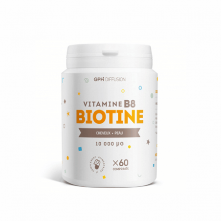 GPH DIFFUSION Biotine B8 10000 ug | 60 comprimés