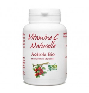 GPH DIFFUSION Acérola Vit C BIO 1000 mg | 30 comprimés