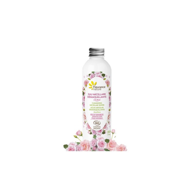 FLEURANCE NATURE eau micellaire démaquillante à la Rose | 200 ml