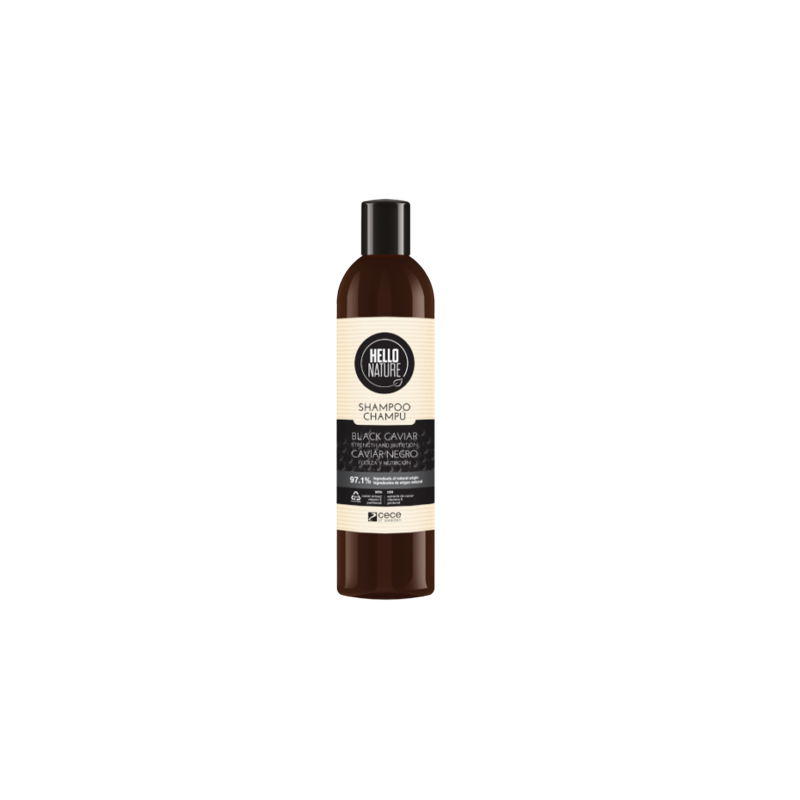 HELLO NATURE Black Caviar shampooing | 300 ml