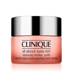 CLINIQUE ALL ABOUT EYES RICH BAUME YEUX ANTI-POCHES ANTI-CERNES 15ML