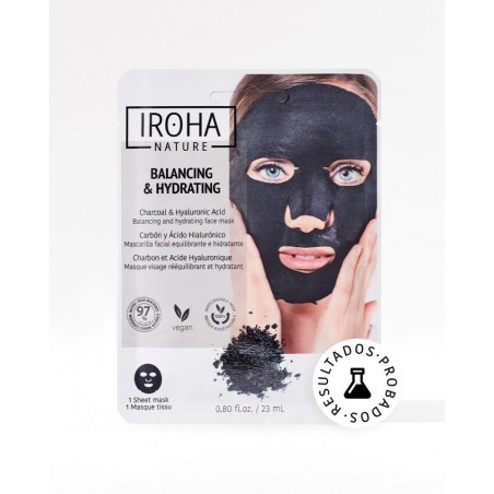 IROHA MASQUE VISAGE NOIR DETOX CHARBON +AH 23ML