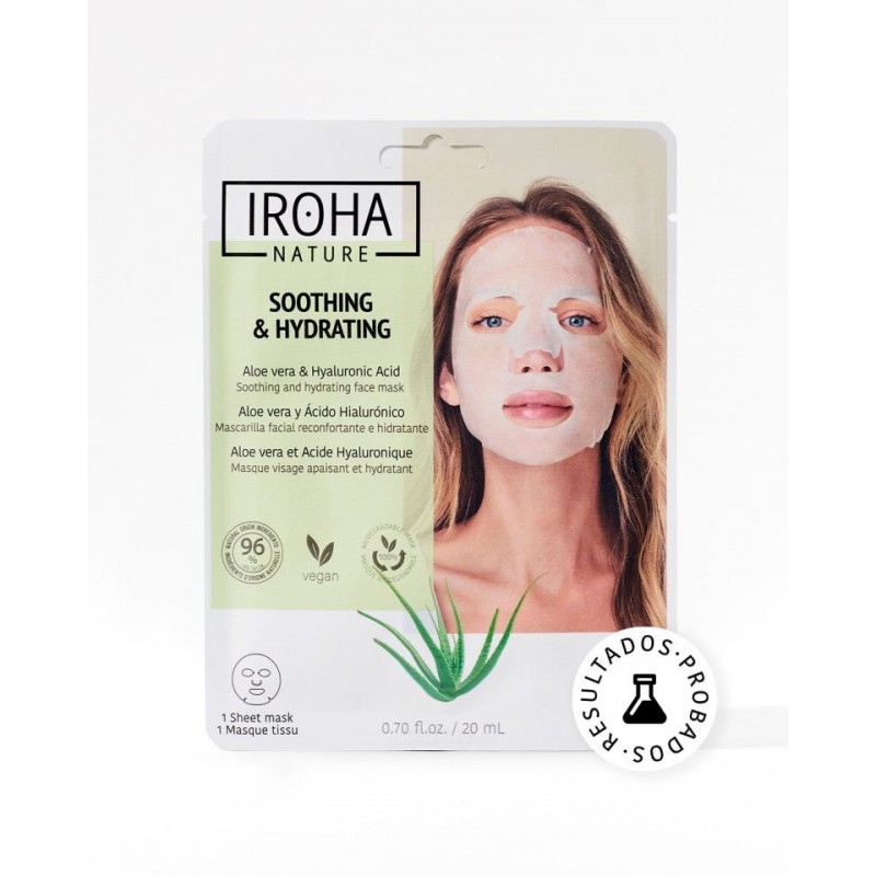 IROHA MASQUE VISAGE APAISANT ET HYDRATANT ALOE VERA 20ML