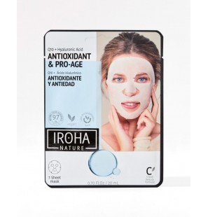 IROHA MASQUE VISAGE GLOW PEELING ILLUMINATEUR Q10 ET ACIDE GLYCOLIQUE 20ML