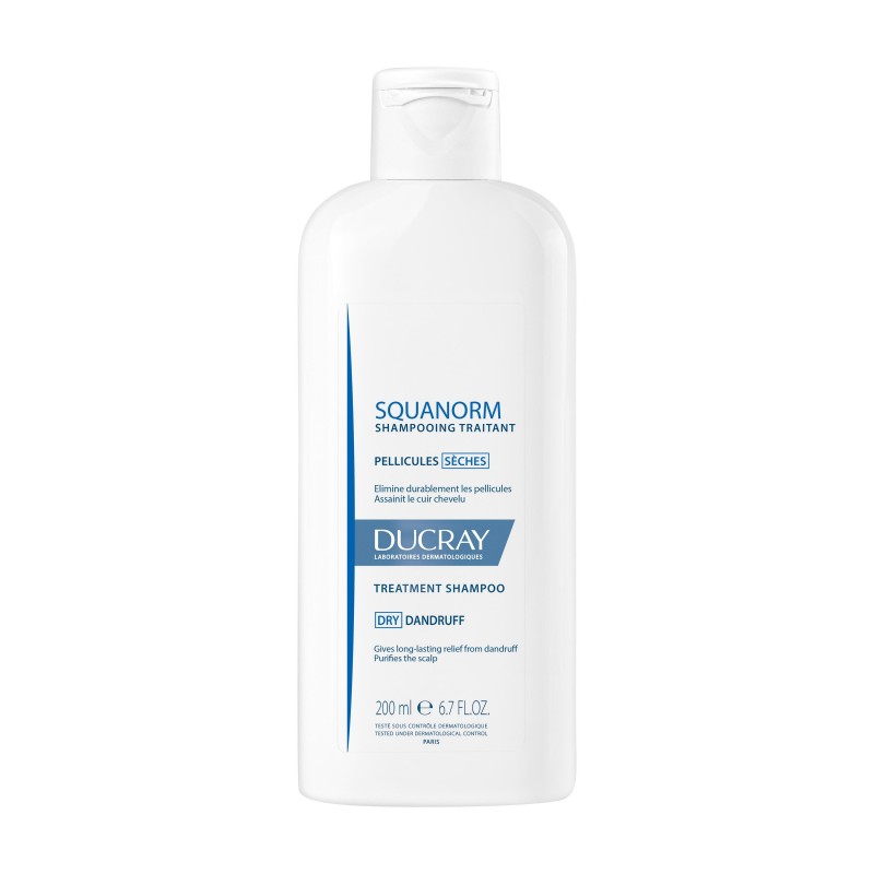 DUCRAY SQUANORM shampooing traitant pellicules sèches | 200 ml