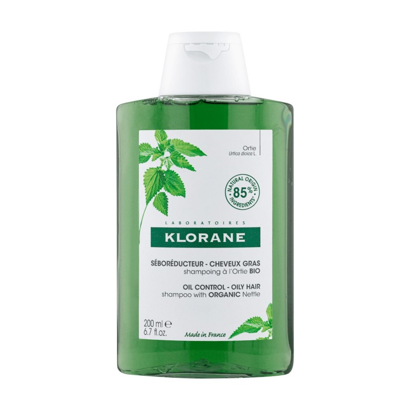 KLORANE ORTIE shampooing sébo-régulateur | 200 ml