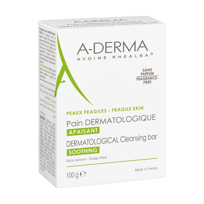 ADERMA pain dermatologique apaisant | 100 gr