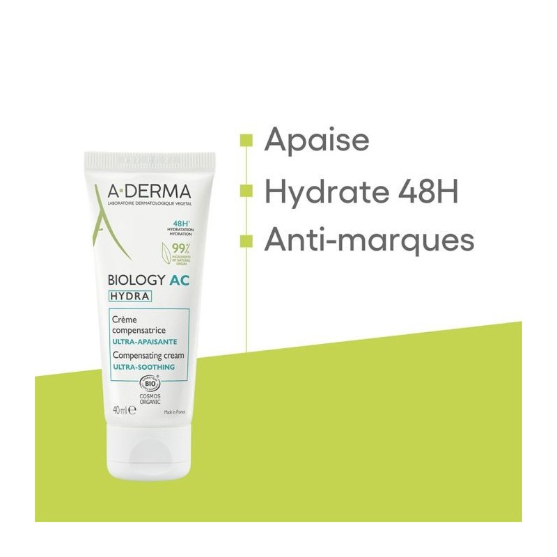 ADERMA PHYS-AC Hydra crème compensatrice | 40 ml