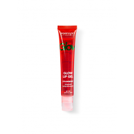 ABSOLUTE NEW YORK POPPY AND IVY GLOW LIP GEL STRAWBERRY 20ML