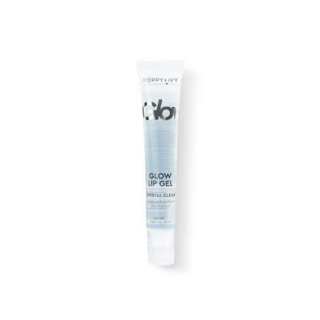 ABSOLUTE NEW YORK POPPY AND IVY GLOW LIP GEL CRYSTAL CLEAR 20ML REF MLLG01