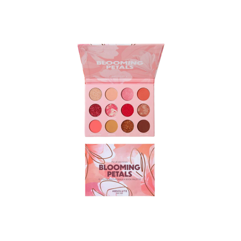 ABSOLUTE NEW YORK BLOOMING PETALS 12 COLOR PALETTE REF MESP01