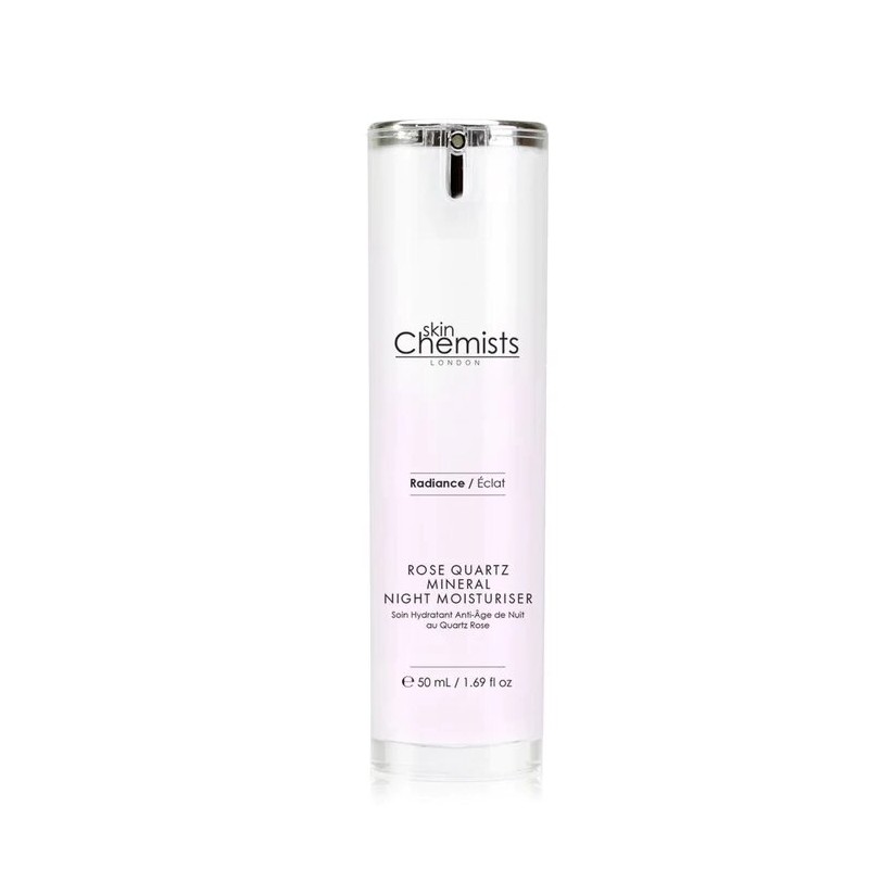 skinChemists Quartz Rose Hydratant minéral Nuit| 50 ml