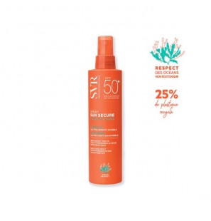 SVR SUN SECURE- Spray hydratant ultra-léger invisible spf 50+ | 200 ml