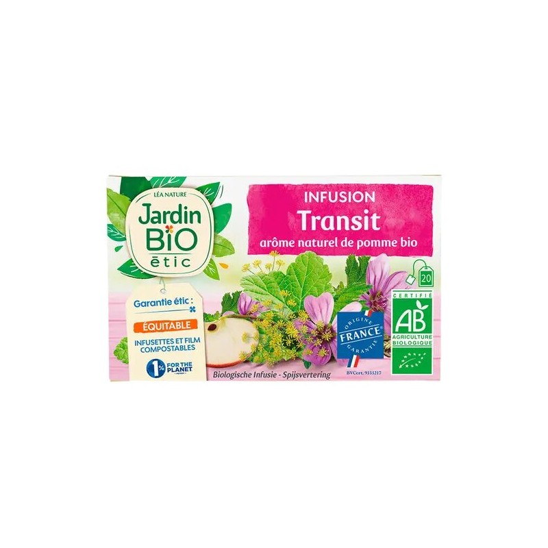 JARDIN BIO TRANSIT infusion | 20 sachets