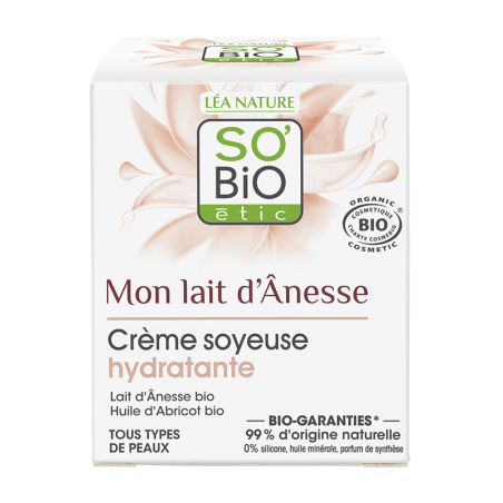 SO'BIO ETIC MON LAIT D'ANESSE crème soyeuse hydratante | 50 ml