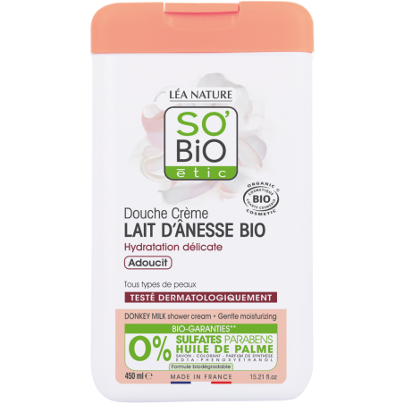 SO'BIO ETIC MON LAIT D'ANESSE douche crème 450 ml