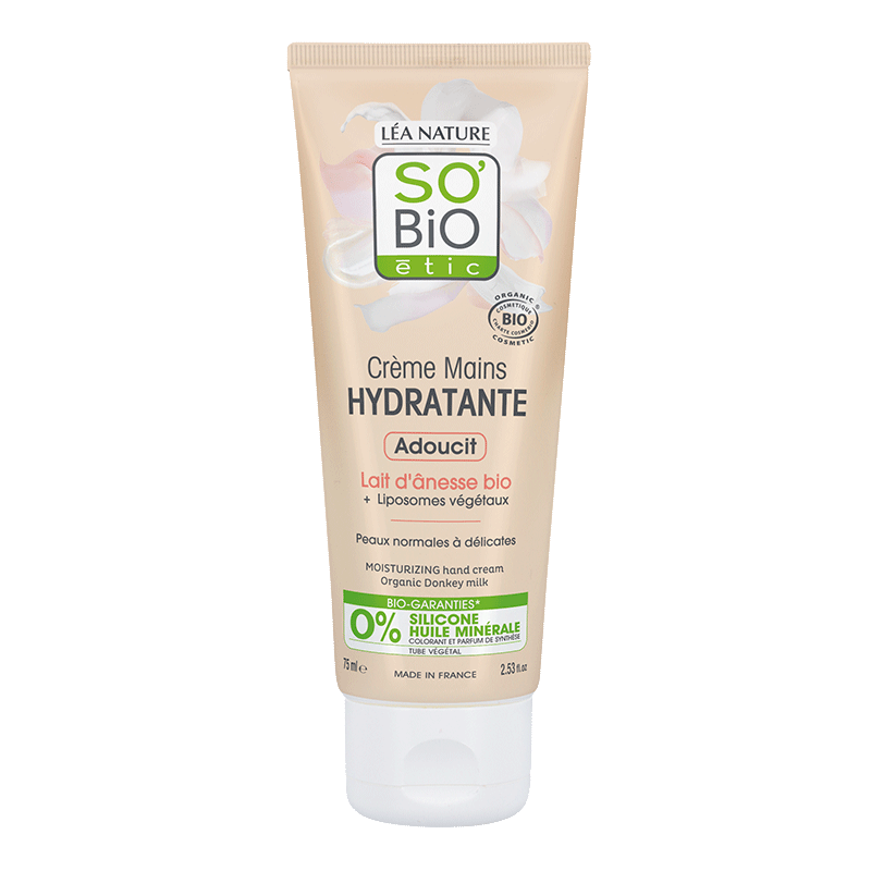 SO'BIO ETIC MON LAIT D'ANESSE crème Mains hydratante | 75 ml