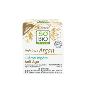 SO'BIO ETIC PRECIEUX ARGAN crème légère Jour | 50 ml