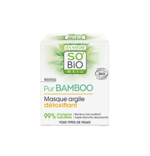 SO'BIO ETIC PUR BAMBOO maque argile détoxifiant | 50 ml