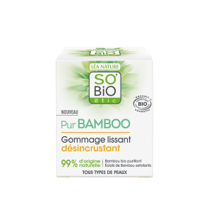 SO'BIO ETIC PUR BAMBOO gommage lissant désincrustant | 50 ml