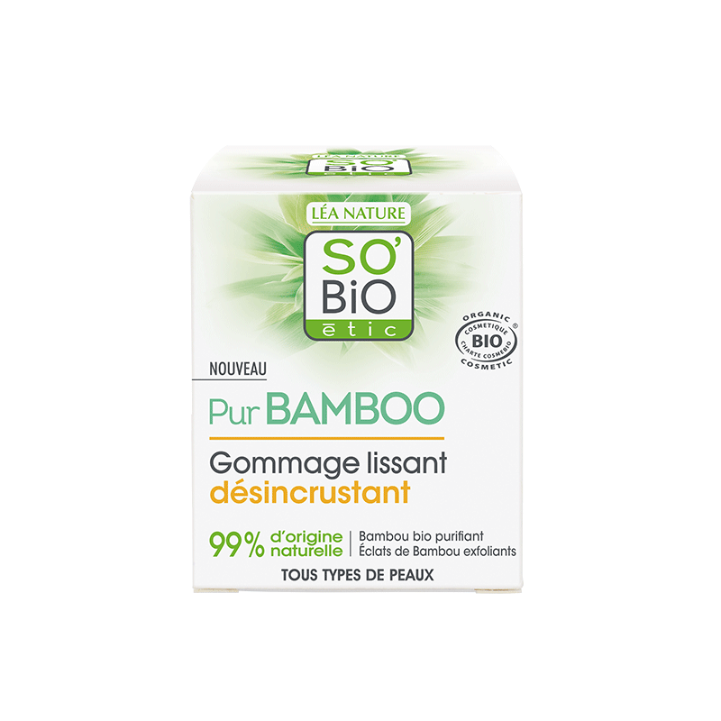 SO'BIO ETIC PUR BAMBOO gommage lissant désincrustant | 50 ml