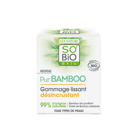SO'BIO ETIC PUR BAMBOO gommage lissant désincrustant | 50 ml