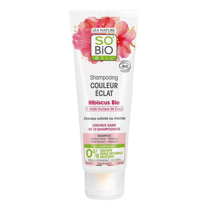 SO'BIO ETIC HIBISCUS shampooing couleur éclat Bio | 250 ml