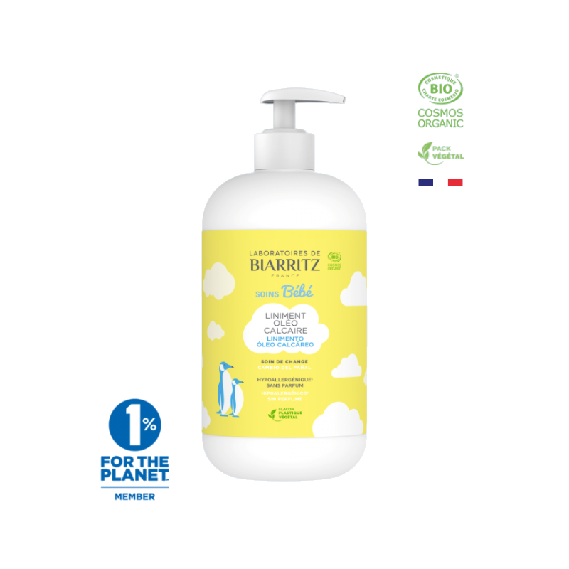 BIARRITZ BEBE liniment oléo-calcaire Bio | 500 ml