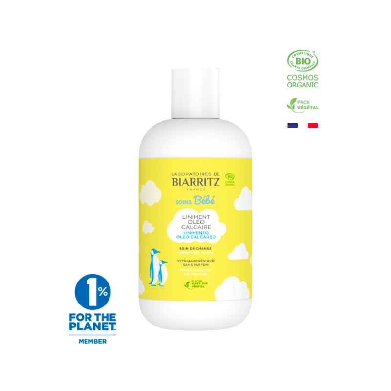 BIARRITZ BEBE liniment oléo-calcaire Bio | 200 ml