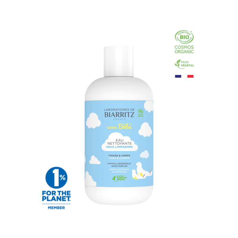 BIARRITZ BEBE eau nettoyante Bio | 200 ml