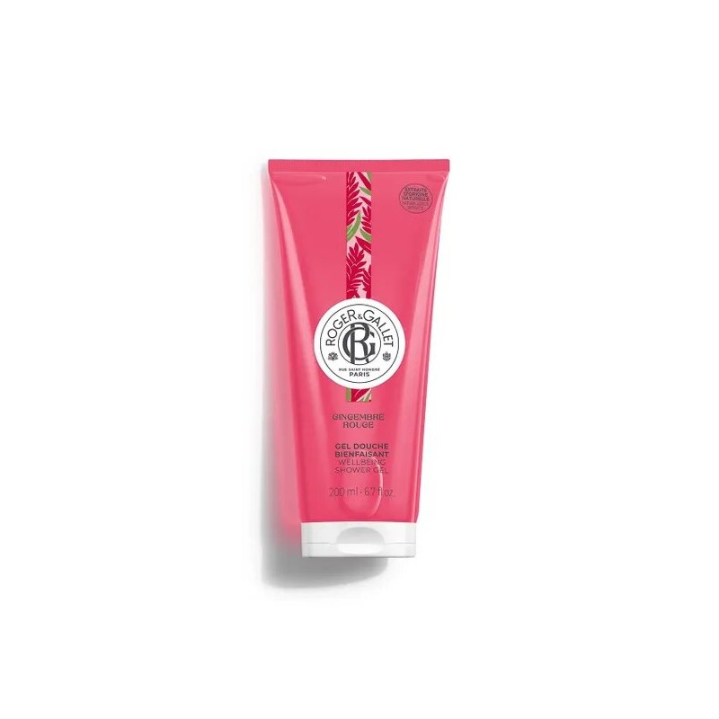 ROGER & GALLET GINGEMBRE ROUGE gel douche bienfaisant | 200 ml