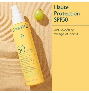 CAUDALIE VINOSUN PROTECT spray invisible haute protection SPF50 | 150 ml