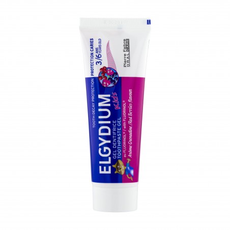 ELGYDIUM KIDS dentifrice 3-6 ans Grenadine | 50 ml