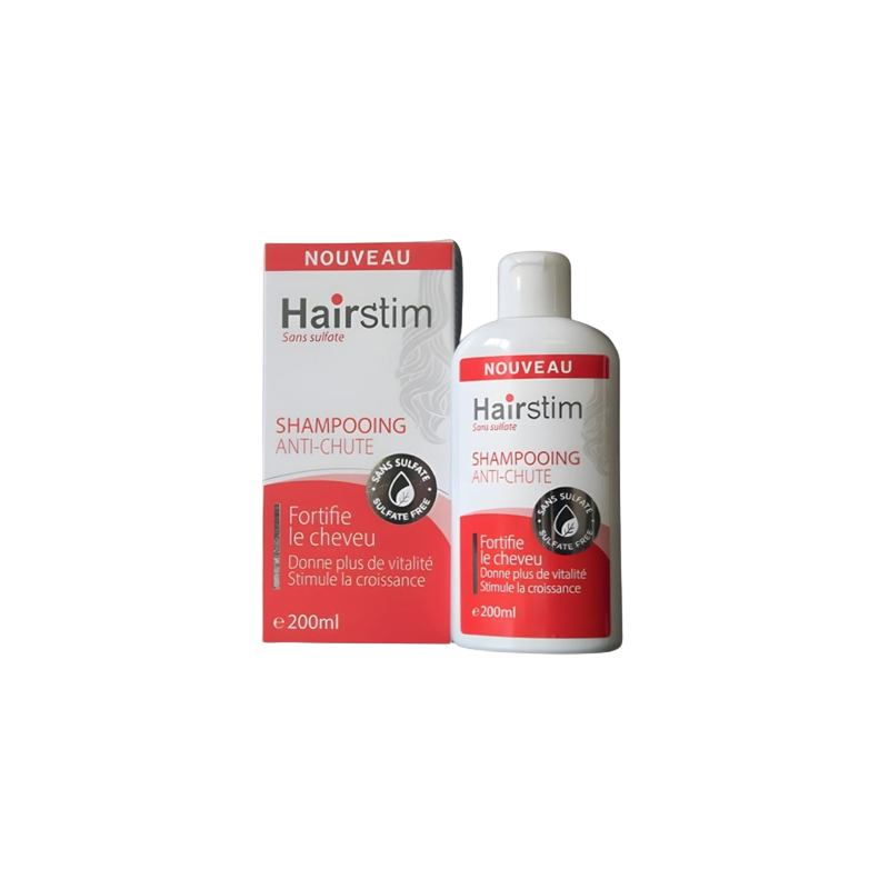 HAIRSTIM shampooing antichute sans sulfate| 200 ml