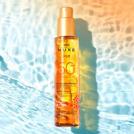 NUXE SUN HUILE SOLAIRE BRONZANTE SPF50 150ML