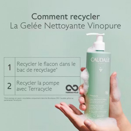 CAUDALIE VINOPURE Gelée Nettoyante Purifiante 385ML