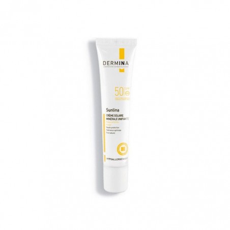 DERMINA SUNLINA crème solaire minérale teintée spf 50 | 40ml