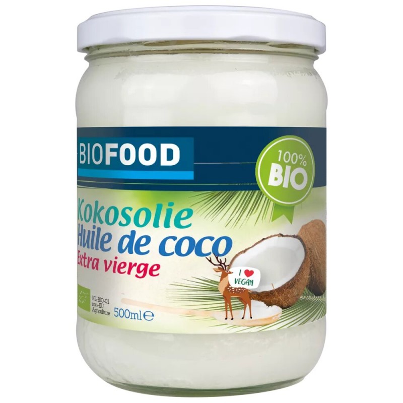 Biofood L'Huile de coco extra vierge BIO 500ML