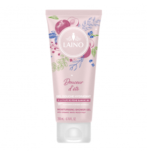 LAINO GEL DOUCHE HYDRATANT PÊCHE BLANCHE