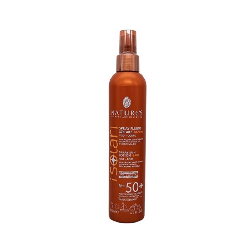 NATURE'S ISOLARI SPRAY FLUIDE SOLAIRE BABY SPF 50+ 200ML