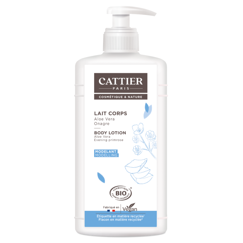 CATTIER Aloe Vera & onagre lait corps modelant 500 ml