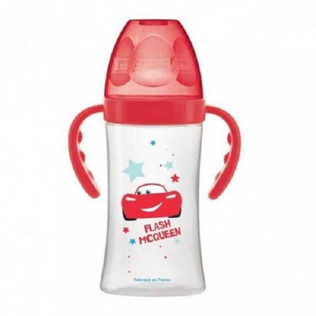 DODIE biberon initiation+ Anses Cars Rouge +6M | 270 ml