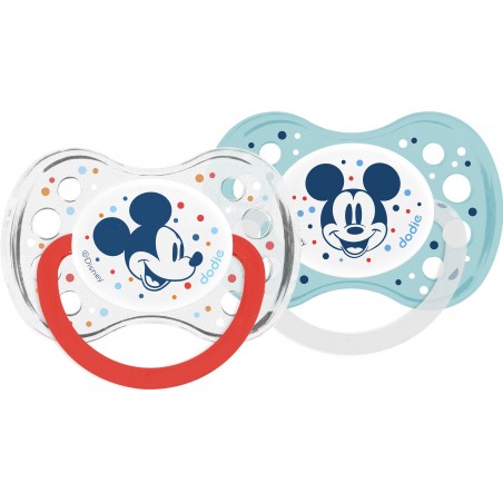 DODIE DUO SUCETTE ANATOMIQUE MICKEY +6MOIS