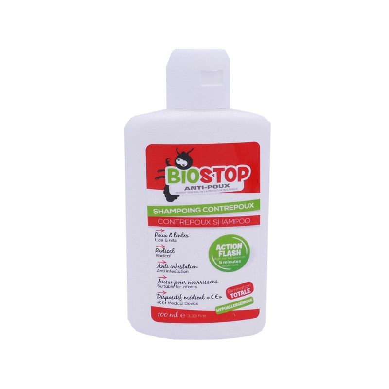 BIOSTOP CONTREPOUX shampooing 100 ml