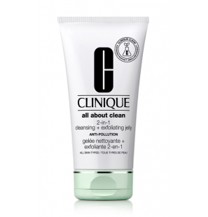 CLINIQUE All About Clean Gelée nettoyante + exfoliante 2 en 1 ANTI-POLLUTION 150ML