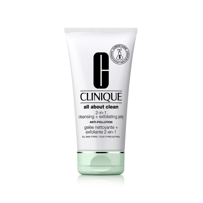 CLINIQUE All About Clean Gelée nettoyante + exfoliante 2 en 1 ANTI-POLLUTION 150ML